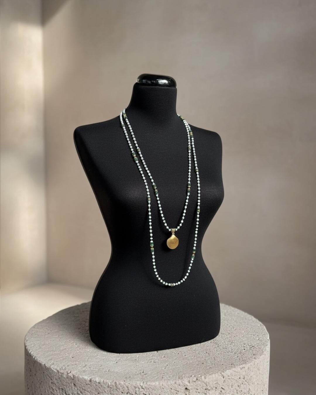 AfroTurquoise Seashell