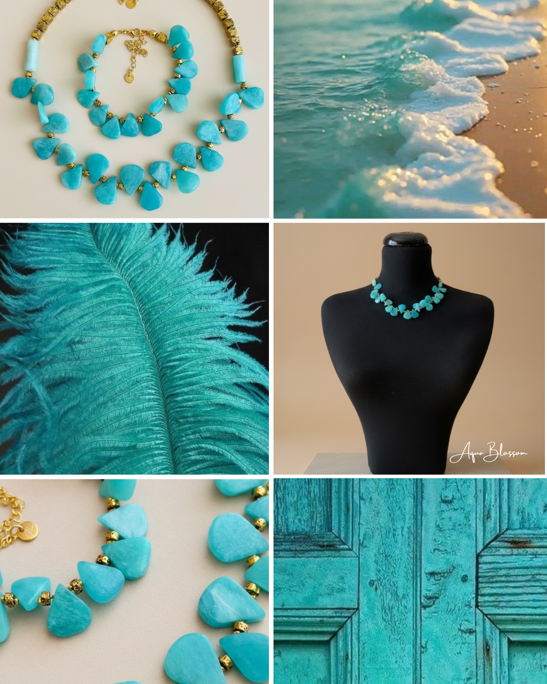 Aqua Blossom set