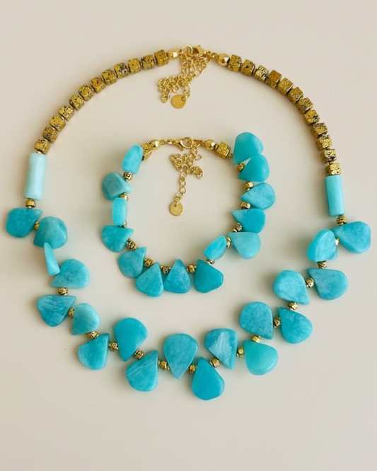 Aqua Blossom set